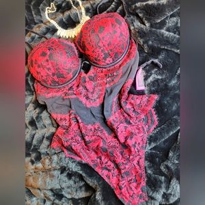 Lace bodysuit lingerie